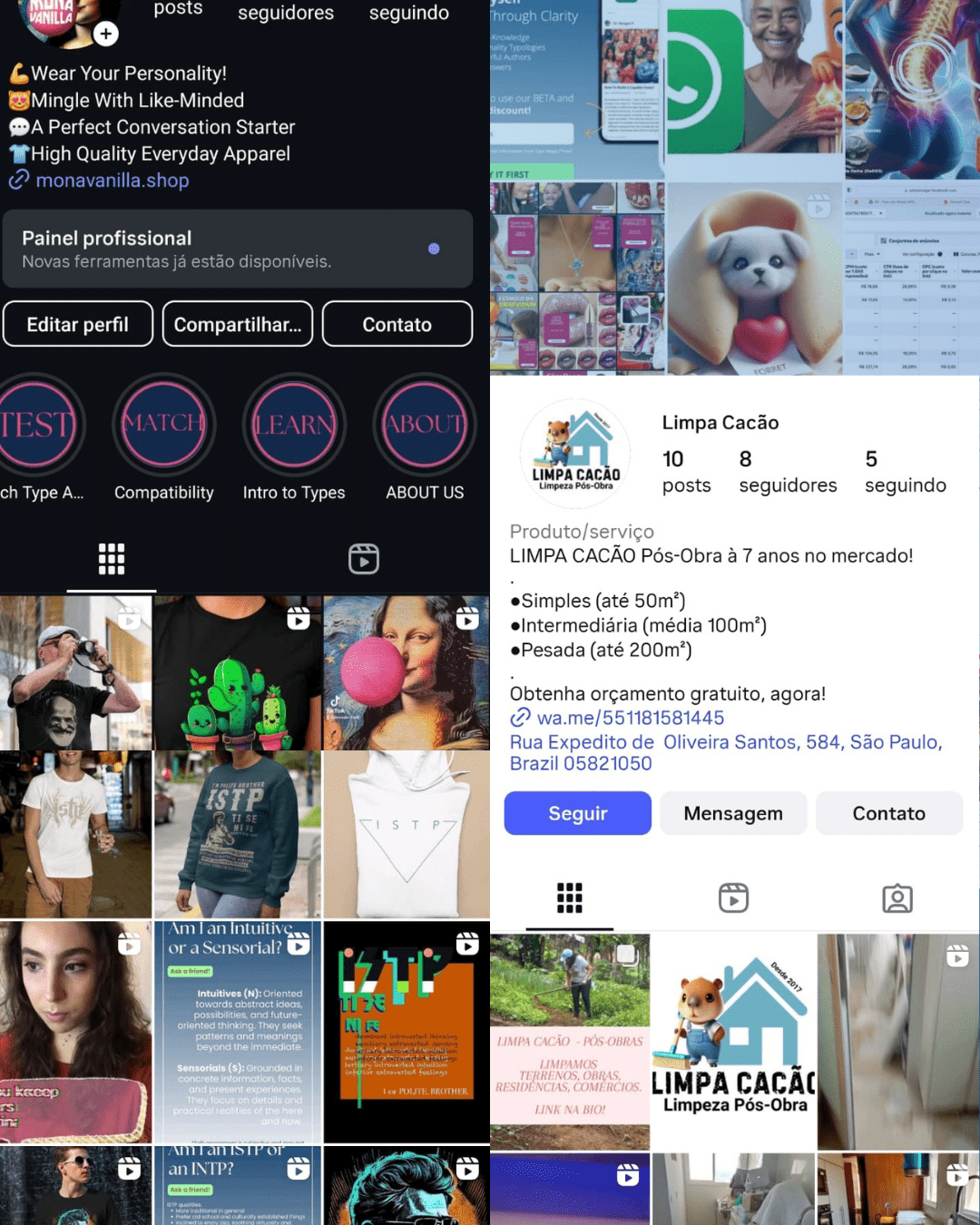 Social media example 5