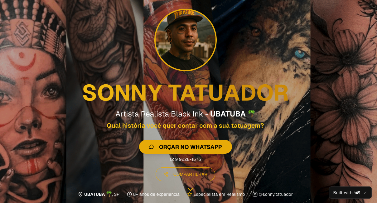 Professional website example 1