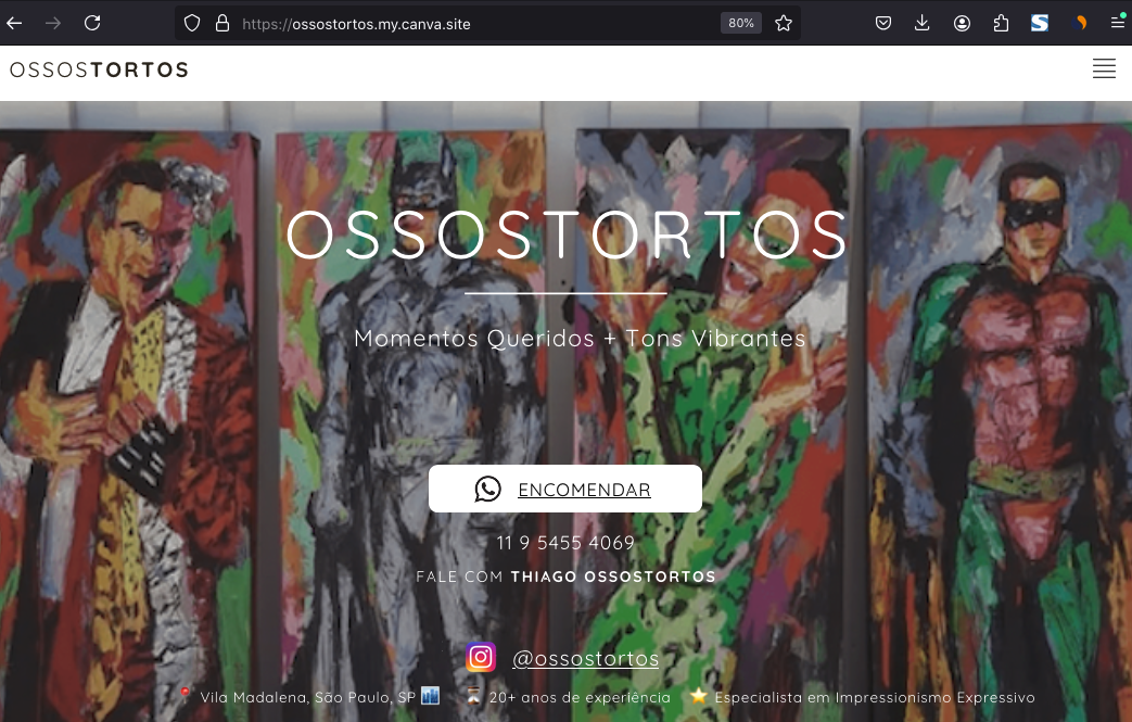 Professional website example 5